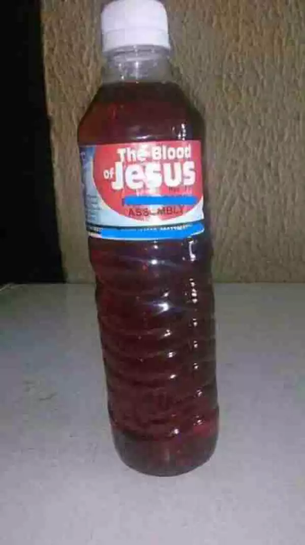 See “Blood Of Jesus” Drink Being Sold For N2,000 In Akwa Ibom (Photo)